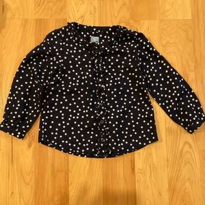 EUC Gap Kids Girls Size 4 Star Blouse